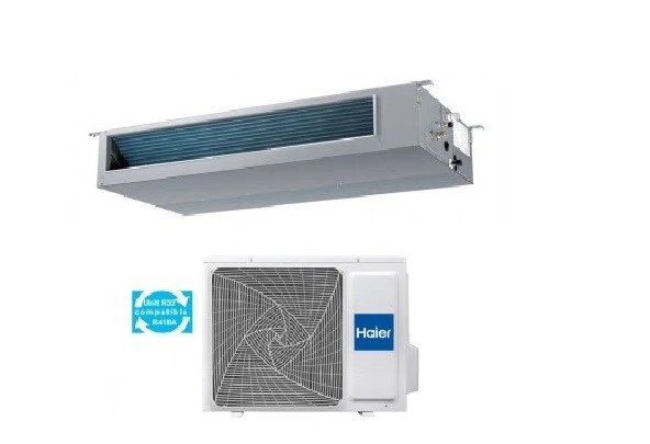 Condizionatore Climatizzatore Haier Monosplit Inverter Canalizzato Media Prevalenza R-32 24000 BTU AD71S2SM3FA(H) Wi-Fi Optional