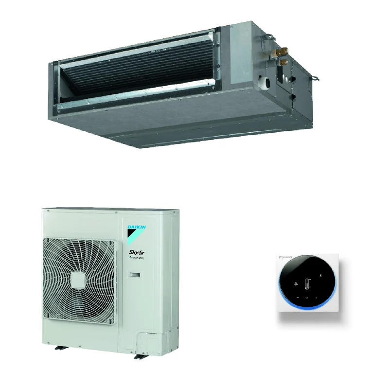 Condizionatore Climatizzatore Daikin Canalizzato Media Prevalenza R-32 Sky Air Active 48000 BTU Comando a filo incluso