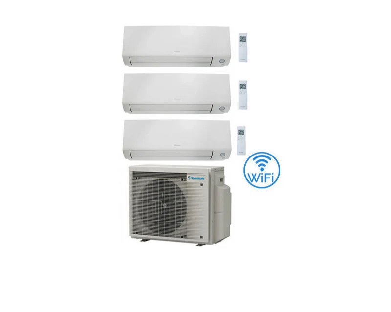 Condizionatore Climatizzatore Daikin Perfera All Seasons Trial Split Inverter R-32 7000+7000+12000 con 3MXM52A9 Wi-Fi Integrato