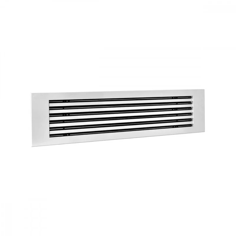 Diffusori Lineari a 3 Feritoie Brofer DLFP20 Bianco Ral 9010 Con Deflettori a Lama su Pannello Varie Misure
