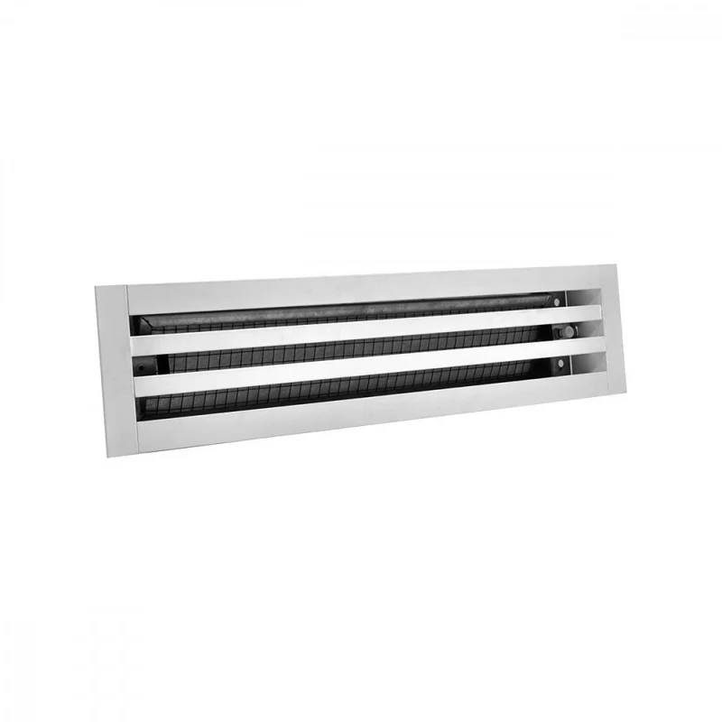 Diffusori Lineari a 5 Feritoie Brofer DLFFP In Alluminio Anodizzato Con Portafiltro Varie Misure