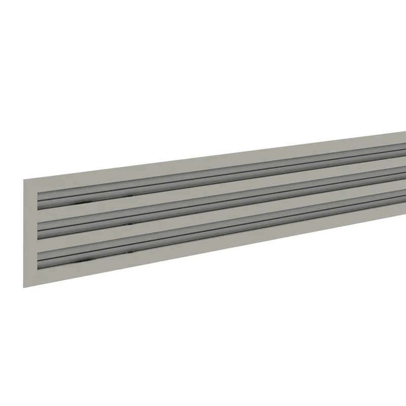 Diffusori Lineari a 1 Feritoia Brofer In Alluminio Anodizzato DLDT20 Con Deflettore Orientabile Varie Misure