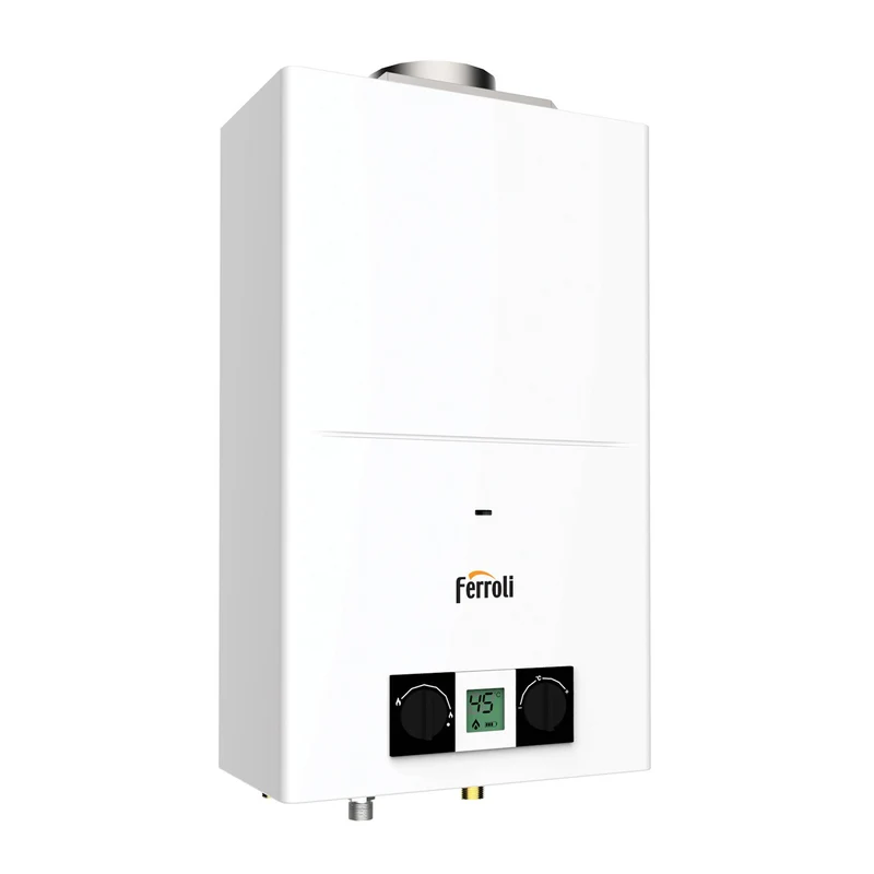 Scaldabagno a Gas Ferroli Modello Pegaso Eco 11 Lt Metano Camera Aperta Cod. GCC1MKAA - Low Nox