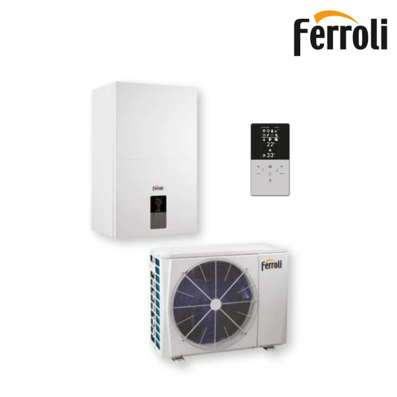 Pompa di Calore Splittata Omnia S 3.2 10,0Kw Ferroli Reversibile Aria-Acqua Monofase