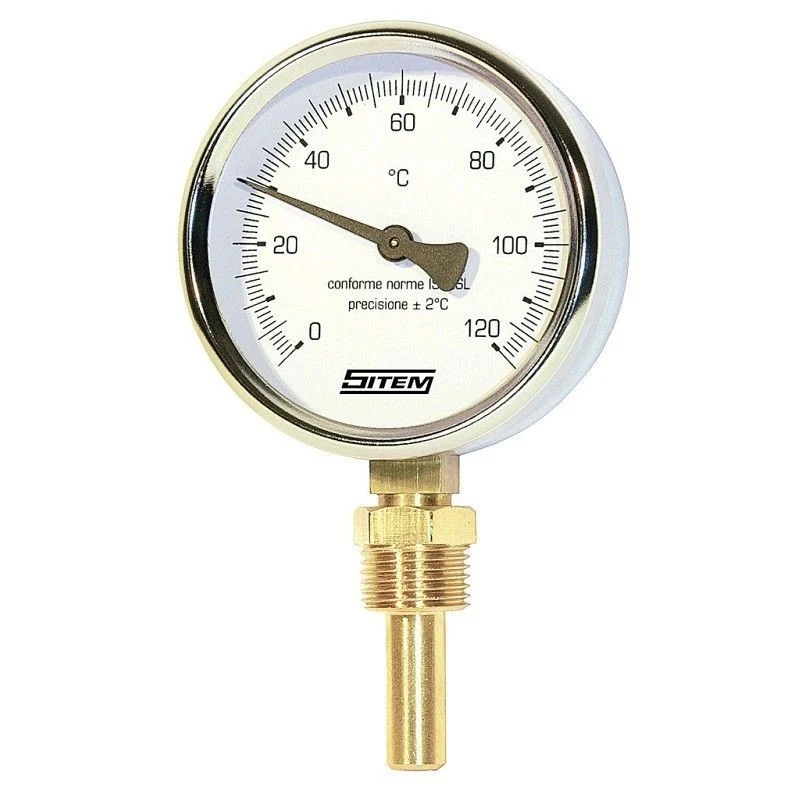 TERMOEMTRO BIMETALLICO CON GUAINA