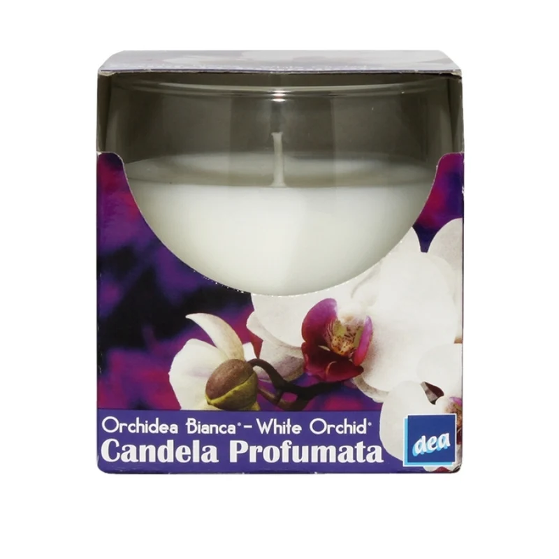 Dea Candele Profumate Bicchiere White Orchidea