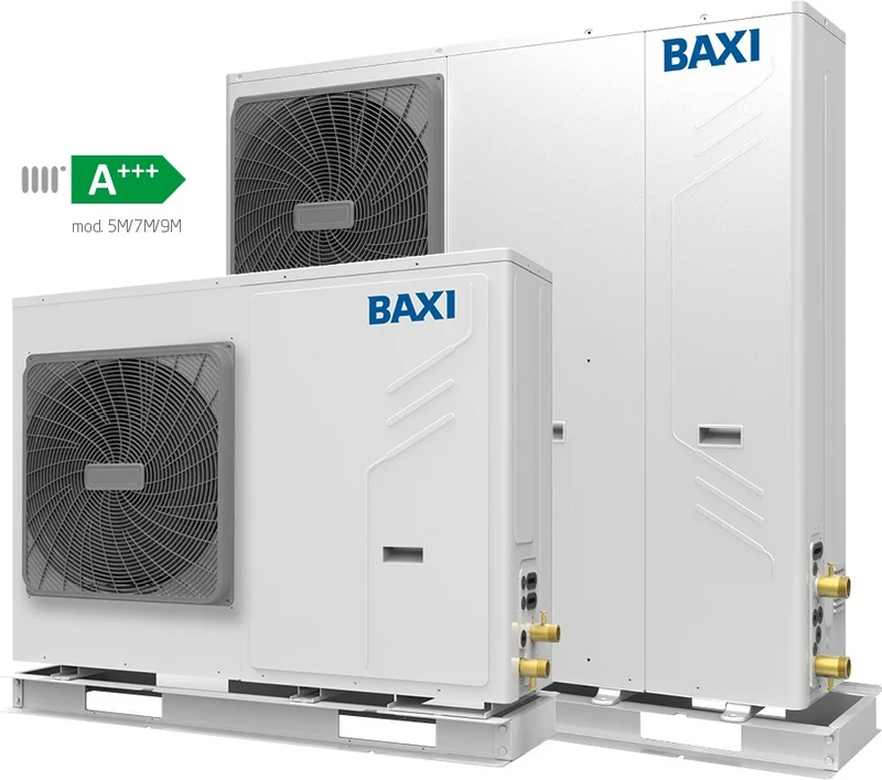 Pompa Di Calore Chiller Baxi Auriga 16M-A R-32 Monoblocco Inverter Monofase Da 16 KW Avviamento Incluso Senza Comando