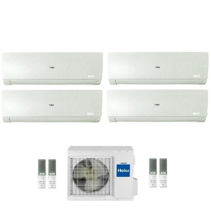 Condizionatore Climatizzatore Haier Quadri Split Flexis Plus White R-32 7000+7000+7000+7000 Con 4U75S2SR5FA Wi-Fi Integrato