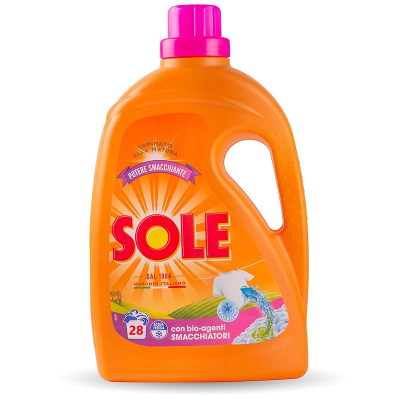 Sole Detersivo lavatrice azione smacchiante