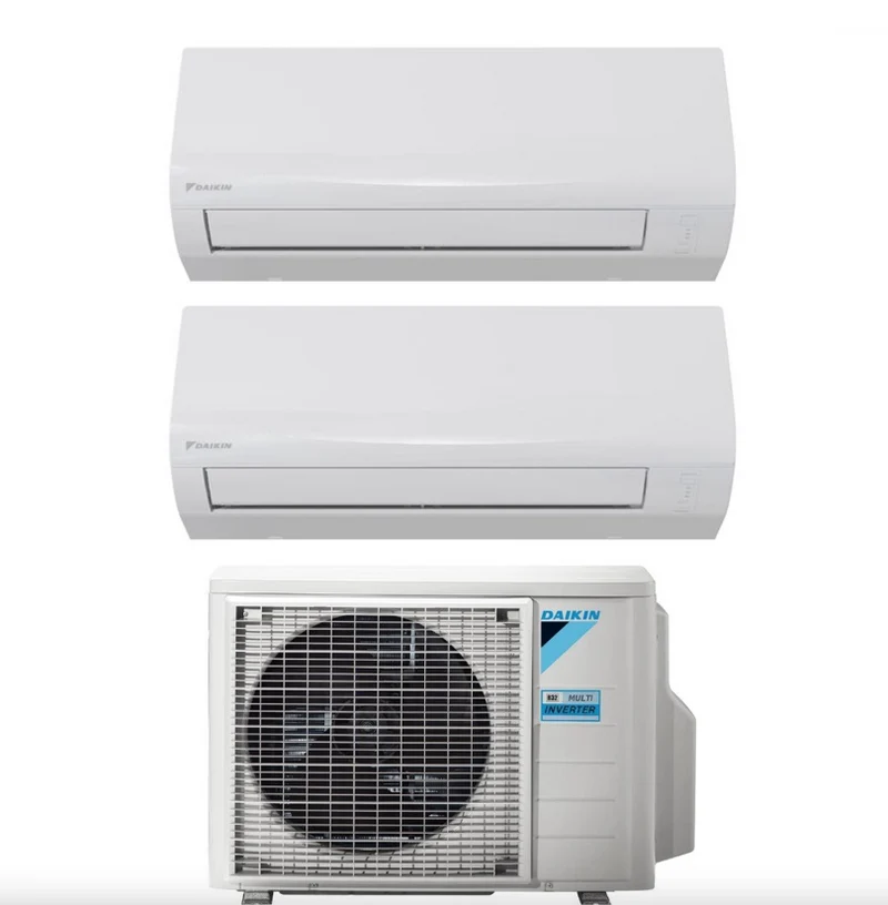 Condizionatore Climatizzatore Daikin Dual Split Inverter Serie Siesta R-32 9000+12000 BTU Con 2AMXF50A Wi-Fi Integrato