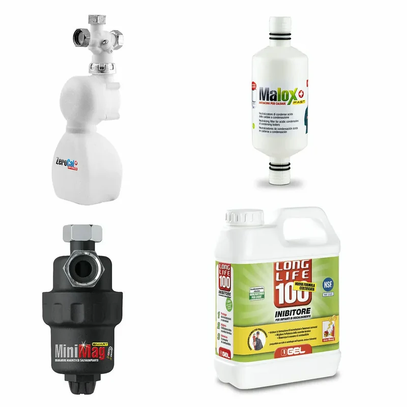 GEL Nembo Kit Plus Zero Salvacaldia Defangatore Filtro Magnetico+Dosatore+Neutralizzatore+Inibitore di Corrosione - Cod. 101.400.35