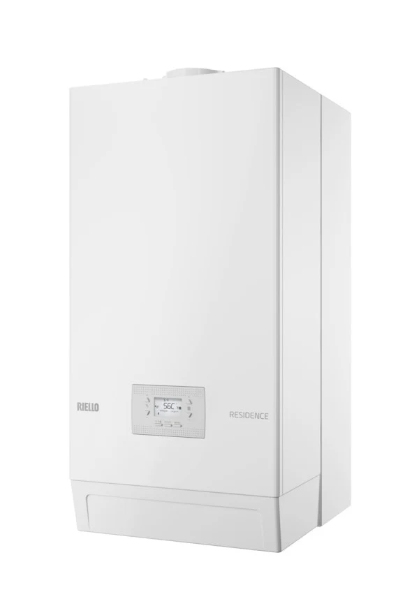 Caldaia a Condensazione Riello Residence Aqua 25 BIS Con Accumulo 25 kW Cod. 20212846 - Completo di Kit Scarico Fumi