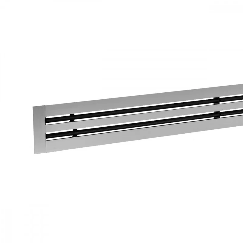Diffusori Lineari 2 Feritoia in Alluminio Anodizzato Brofer DLN30 Con Serranda a Scorrimento Varie Misure