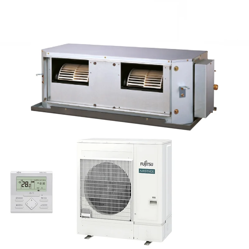 Condizionatore Climatizzatore Fujitsu Canalizzato Alta Prevalenza Monofase R-32 54000 BTU ARXG54KHTAP Wi-Fi Optional