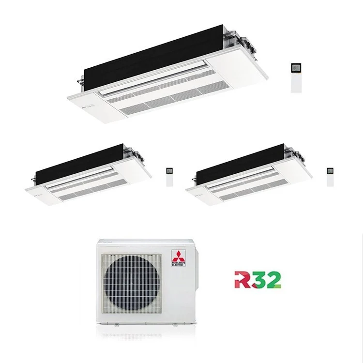 Condizionatore Climatizzatore Mitsubishi Electric Trial Split Cassetta 1 Via MLZ-KP 9000+9000+12000 Con MXZ-3F54VF4