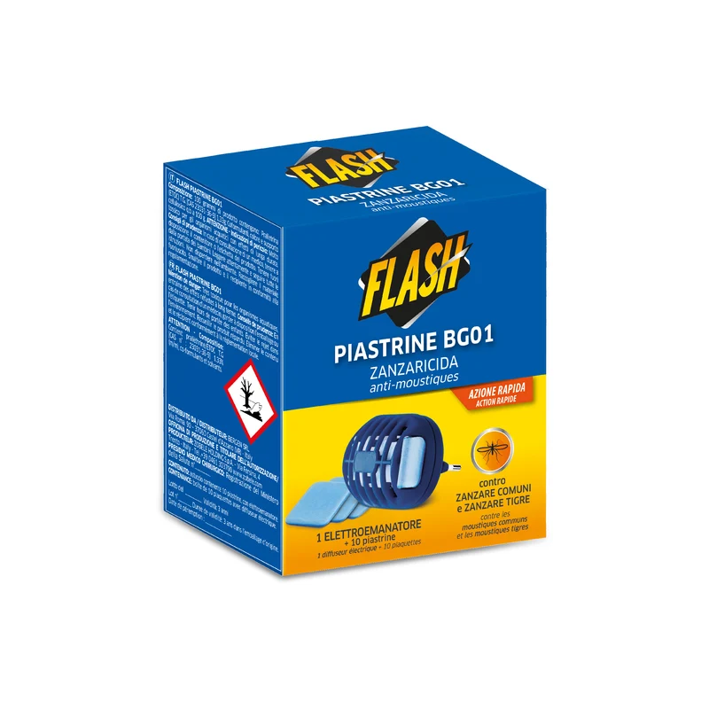 Fulmine FLASH Set antizanzare con piastrine