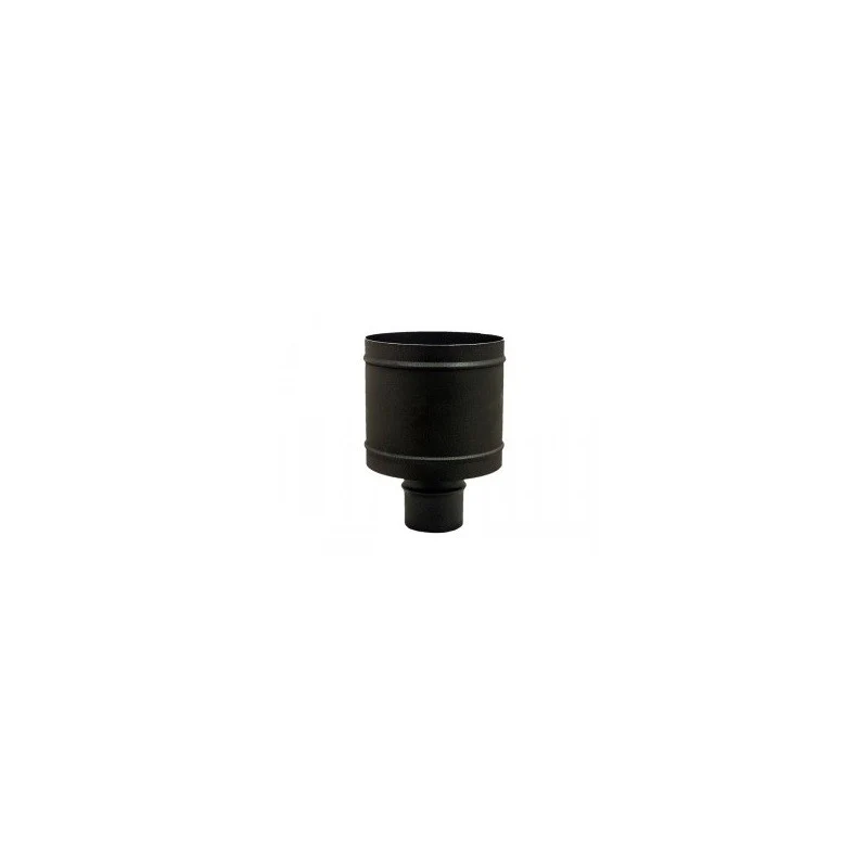 Cappello antivento - FUMISTERIA MONOPARETE ACCIAIO AL CARBONIO SMALTATO NERO
