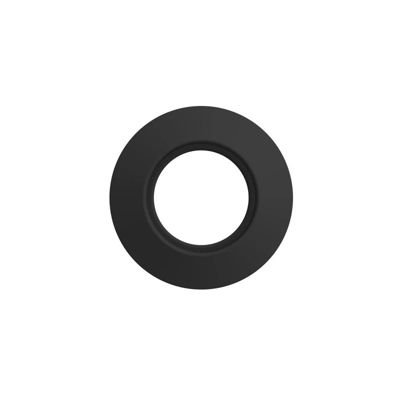 Rosone coprimuro in silicone - FUMISTERIA MONOPARETE ACCIAIO AL CARBONIO SMALTATO NERO