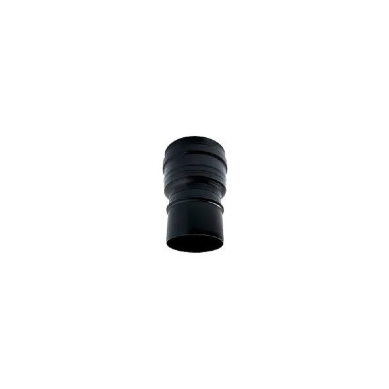 Aumento F 100 - 80 M - FUMISTERIA MONOPARETE ACCIAIO AL CARBONIO SMALTATO NERO