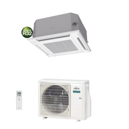 Condizionatore Climatizzatore Fujitsu Monosplit Inverter a Cassetta Compatta R-32 AUXG09KVLA/AOEG09KBTB 9000 BTU Wi-Fi Optional