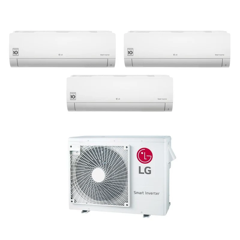 Condizionatore Climatizzatore LG Trial Split Inverter R-32 Libero Smart 9000+9000+12000 BTU Con MU3R21 U23 Wifi integrato 9+9+12