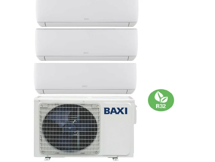 Condizionatore Climatizzatore Baxi Trial Split Inverter Astra R32 9000+9000+9000 BTU Con LSGT60-3M Wi-Fi Optional