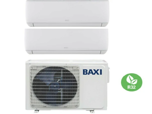 Condizionatore Climatizzatore Baxi Dual Split Inverter Astra R32 12000+12000 BTU Con LSGT50-2M Wi-Fi Optional