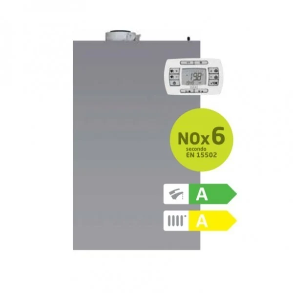 Caldaia a Condensazione Baxi Luna Air 24 Kw Da Incasso Metano Cod. A7736261 - Completa di Kit Scarico Fumi