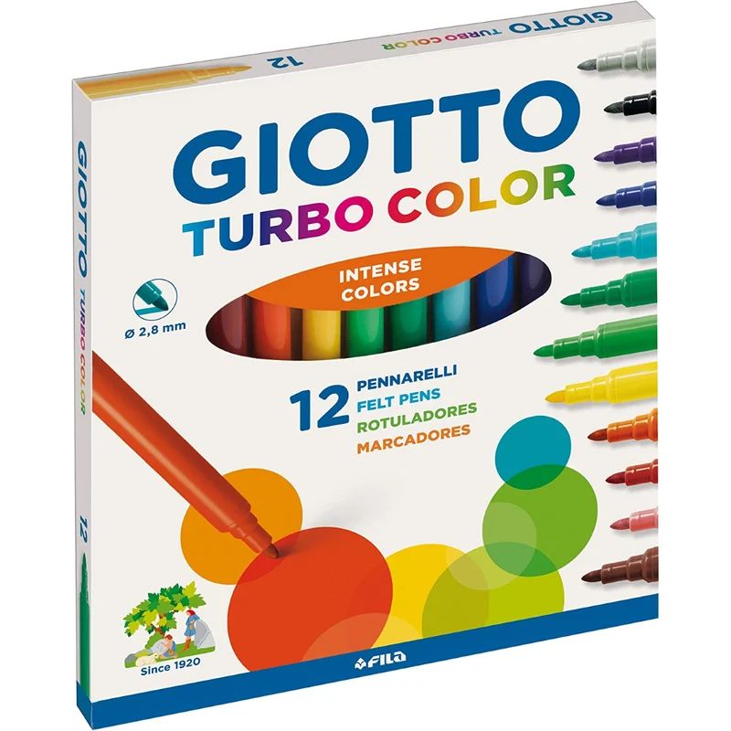 Giotto Pennarelli Turbo Color 12Pz.