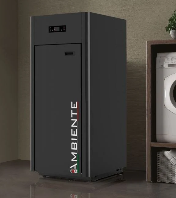Caldaia A Pellet da Ambiente ad Alto Rendimento 17 KW con Predisposizione Produzione Acqua Sanitaria AmbienteAC18