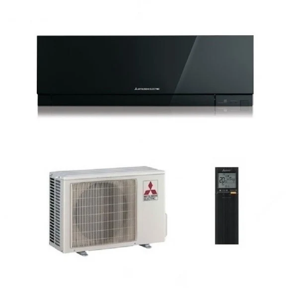 Condizionatore Climatizzatore Monosplit Mitsubishi Electric Inverter Kirigamine Zen R-32 Wi-Fi Nero 9000 BTU MSZ-EF25VGKB