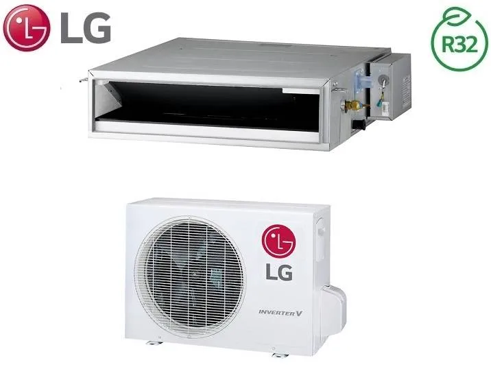Condizionatore Climatizzatore LG Inverter R-32 Canalizzato A Bassa Prevalenza 12000 BTU CL12F.N50 Con Comando a Filo Wifi Optional A+
