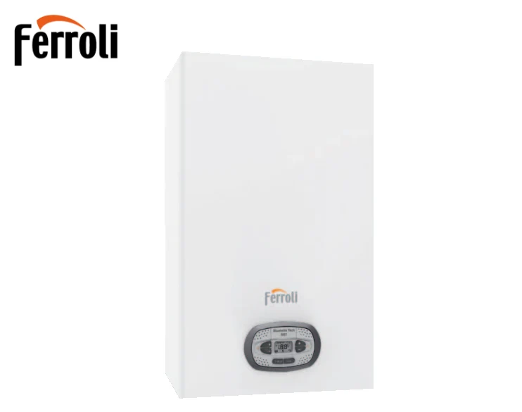 Caldaia A Condensazione Ferroli Bluehelix Tech RRT 24 C Metano Cod. 0T3B2BWA 24 kW - Completa Di Kit Scarico Fumi