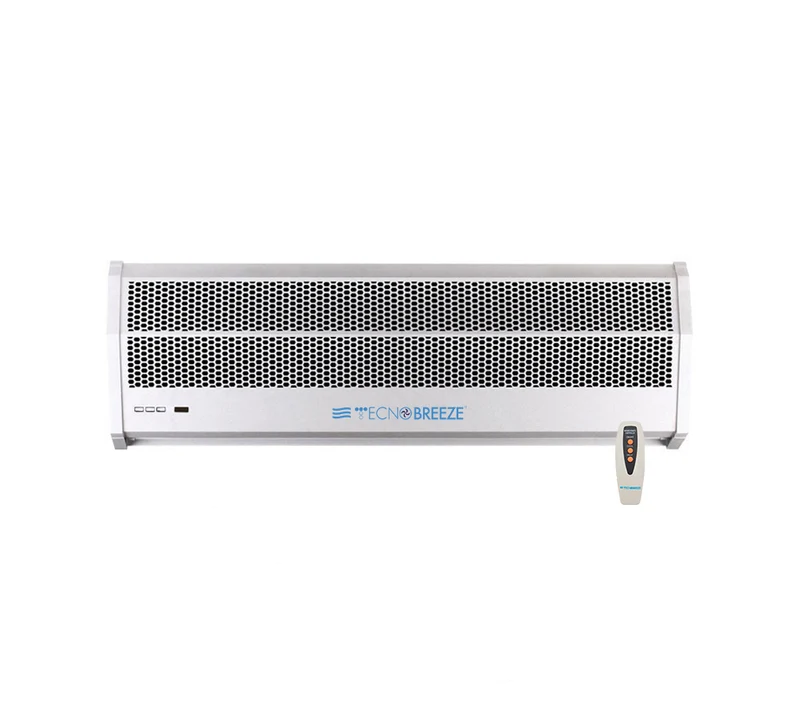 Barriera D'Aria Con Resistenza Tecnogas Tecnobreeze Hot Wind 120 cm Con Telecomando