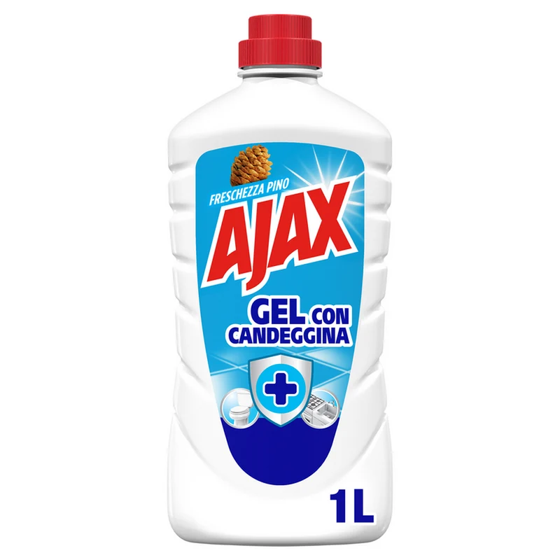Ajax Gel Con Candeggina 2In1 1Lt