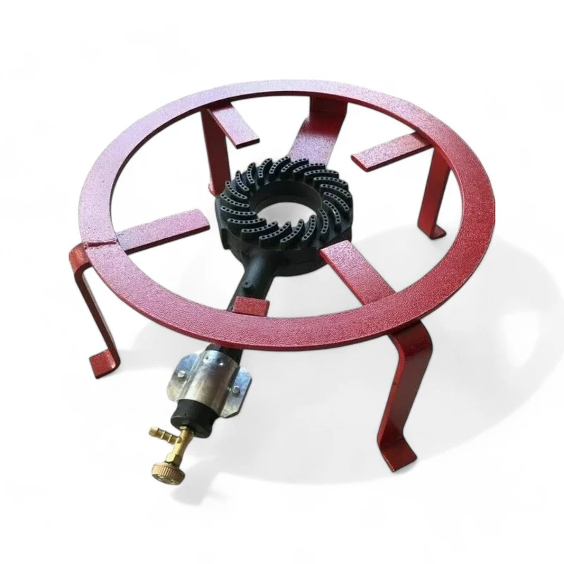 Fornellone a gas 8.5 Kw con diametro 50 cm in acciaio e bruciatore in ghisa provvisto di rubinetto