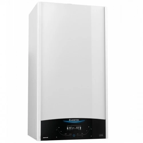 Caldaia A Condensazione Ariston Genus One+ Net 24 KW Metano Cod. 3301774 Wi-Fi Incluso - Completa Di Kit Per Scarico Fumi