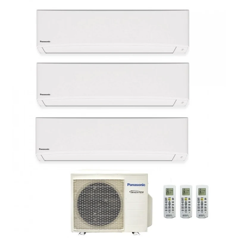 Climatizzatore Condizionatore Trial Split Panasonic Serie TZ Inverter Standard R-32 9000+9000+12000 Con CU-3TZ52TBE