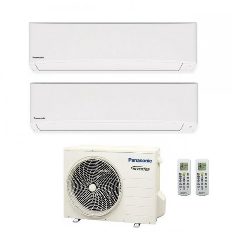 Climatizzatore Condizionatore Dual Split Panasonic Serie TZ Inverter Standard R-32 9000+12000 Con CU-2TZ50TBE