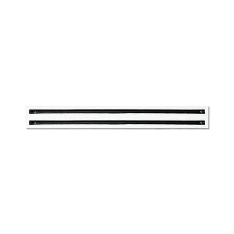 Diffusori Lineari a 2 Feritoie in Alluminio Anodizzato o Bianco RAL9010 DLF10
