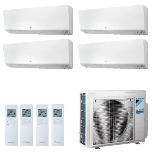 Condizionatore Climatizzatore Daikin Quadri Split Inverter FTXM/R Perfera R-32 Bluevolution 9+9+9+9 Con 4MXM68M WiFi Incluso