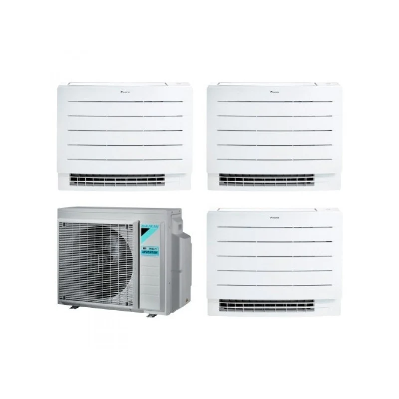 Condizionatore Climatizzatore Daikin R-32 Trial Split Pavimento Perfera Floor 9000+9000+12000 BTU Con Esterna 3MXM52A - Wi-Fi Incluso