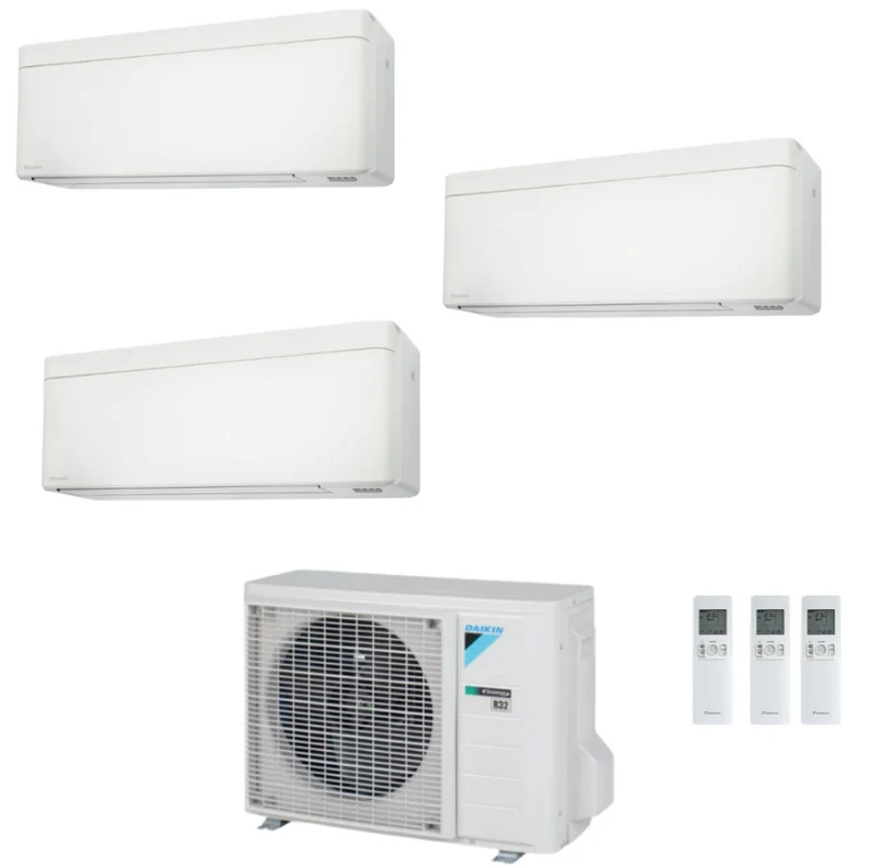 Condizionatore Climatizzatore Daikin Bluevolution Trial Split Inverter Stylish White R-32 WI-FI 7+9+12 Con 3MXM52A