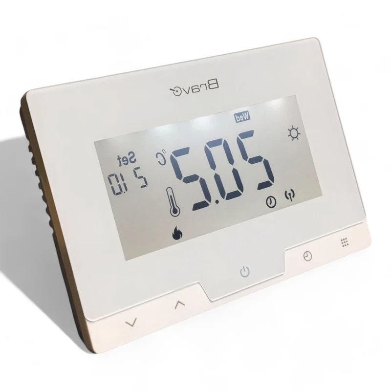 Cronotermostato digitale da parete con display LCD
