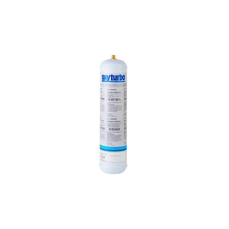 Bombola AZOTO ricambio Oxyturbo 1lt. 110bar M10X1 RHI