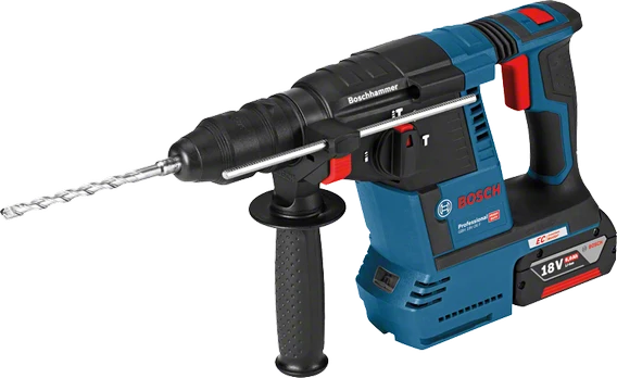 Martello a percussione a batteria GBH 18V-26 F Bosch Professional 5Ah