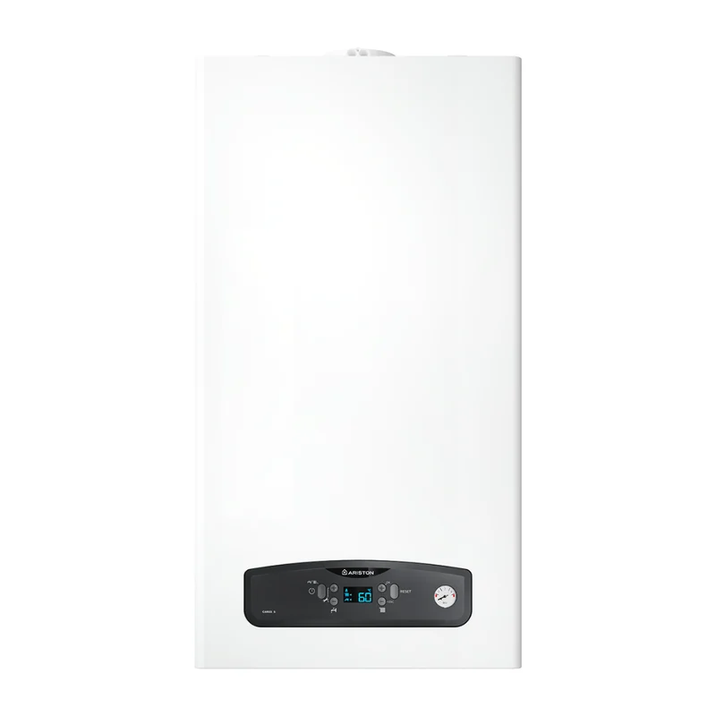 Caldaia a Condensazione Ariston 24 Kw Cares S 24 Metano/GPL Cod. 3301637 - Completa di Kit Scarico Fumi