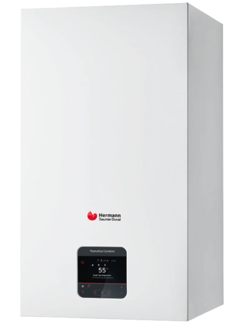 Caldaia Saunier Duval Themafast Condens 30 kW Cod. 0010025124 - Completa di Kit Scarico Fumi - ErP