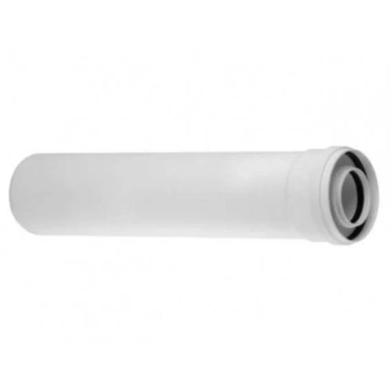 Prolunga coassiale compatibile per caldaie e scaldabagni 60/100 mm - Lunghezza 1 m
