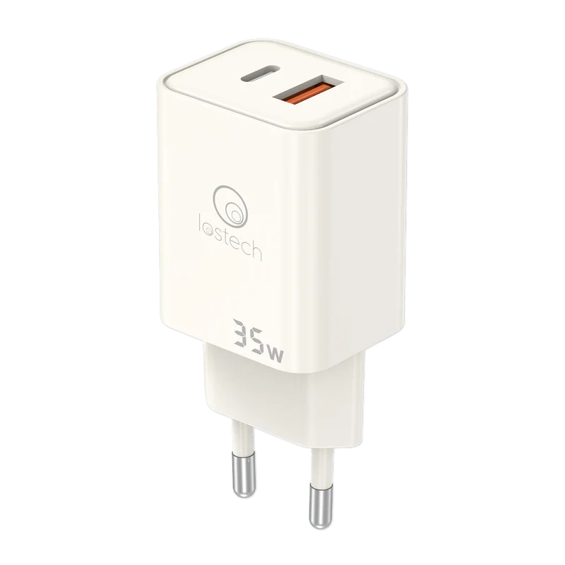LOSTECH PREMIUM LS-NC09 CARICATORE 35W CON USB-C E USB-A